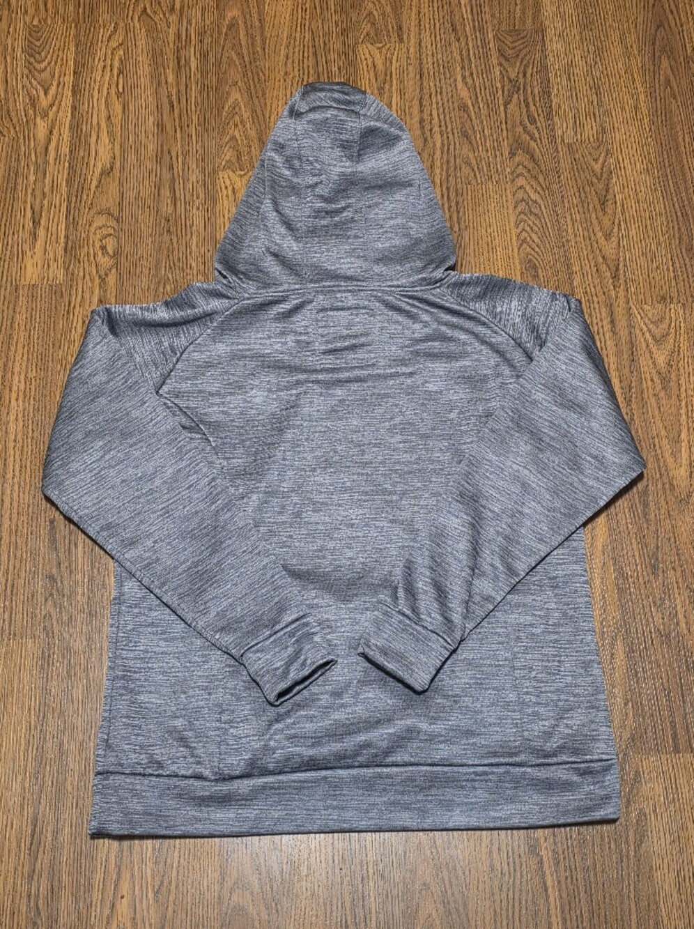 John Deere Womens L Grey Pink Cowl Neck Athletic Fleece Hoodie Sweatshirt C44 - Picture 7 of 7